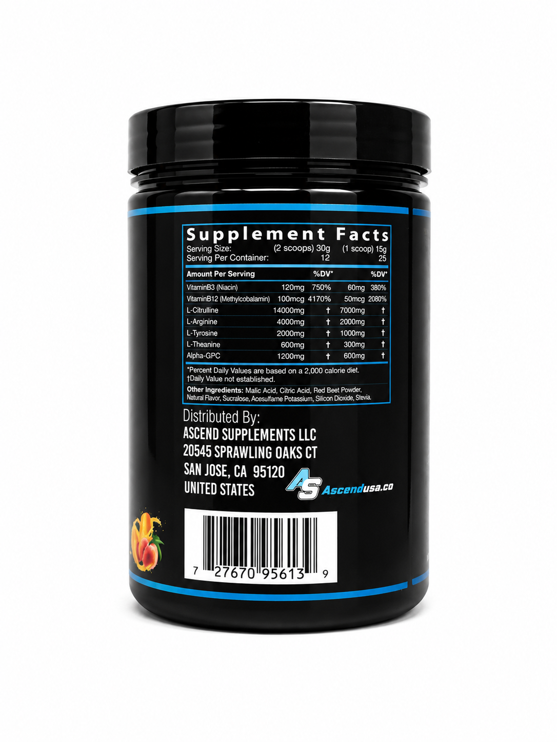 Non Stim Pre-Workout (MANGO PEACH)