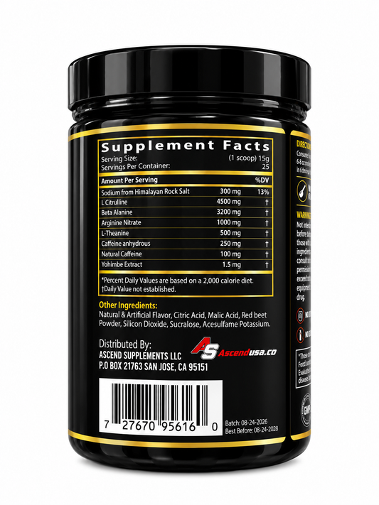 Pre-Workout (MANGO PEACH)