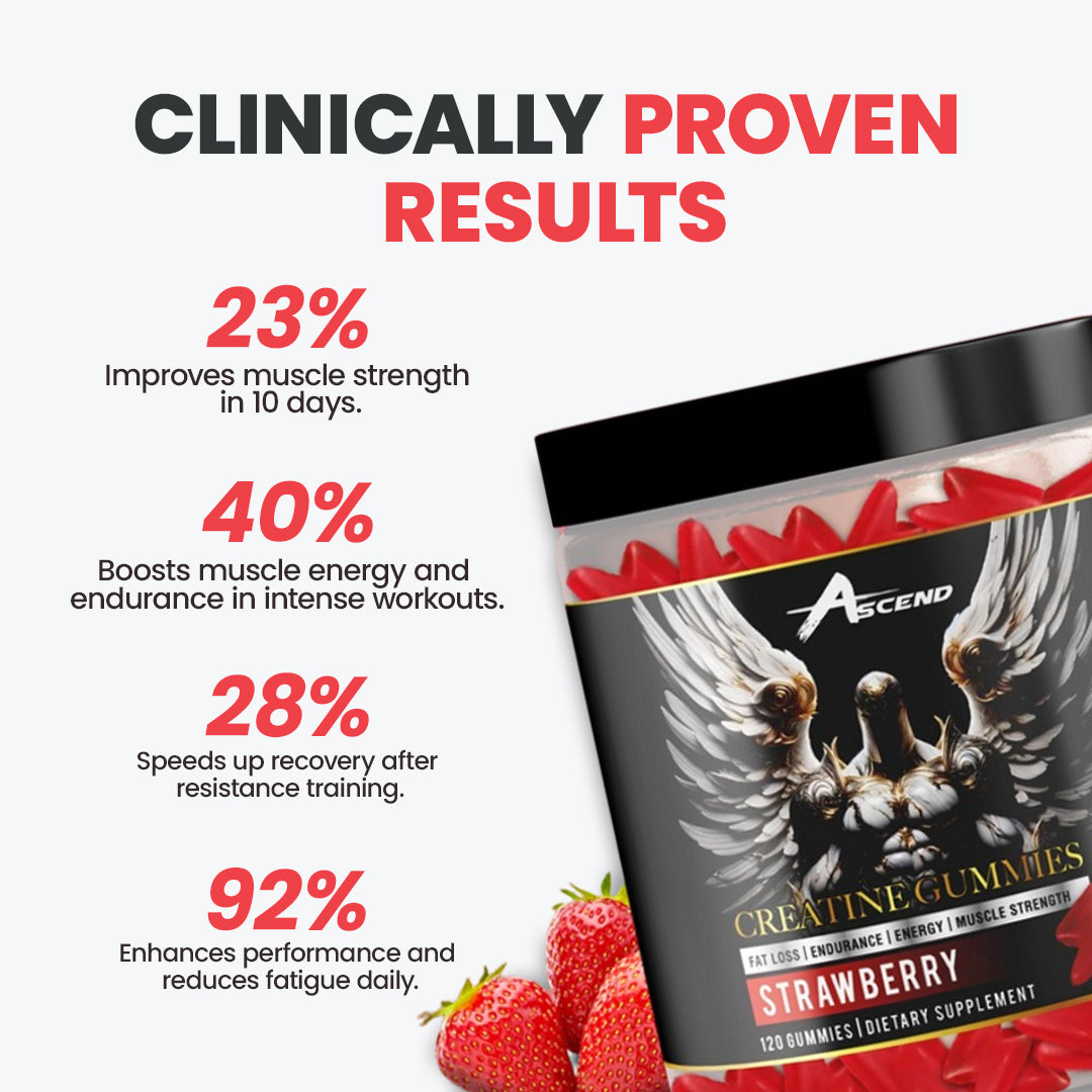 Creatine Monohydrate Gummies (5000 MG) Strawberry