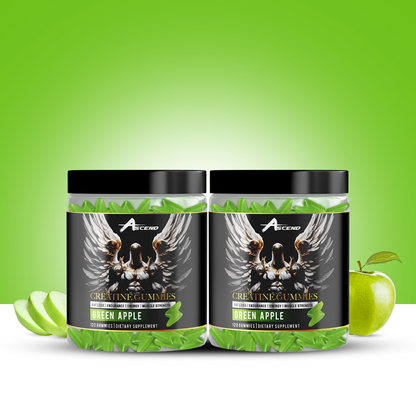 Creatine Monohydrate Gummies (5000 MG) Green Apple