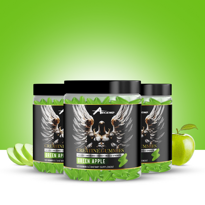 Creatine Monohydrate Gummies (5000 MG) Green Apple