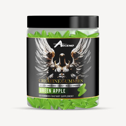 Creatine Monohydrate Gummies (5000 MG) Green Apple