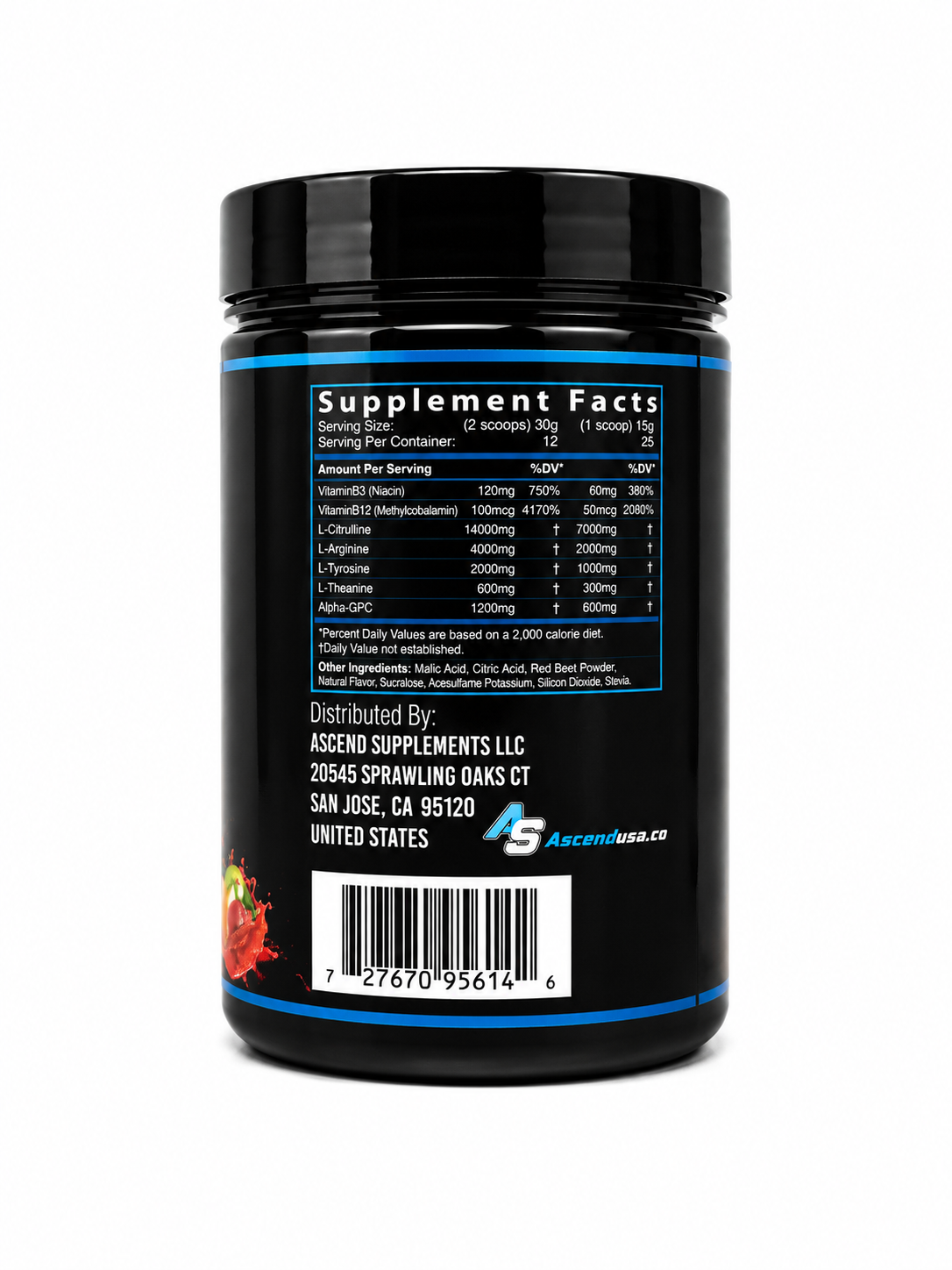 Non Stim Pre-Workout (STRAWBERRY KIWI)