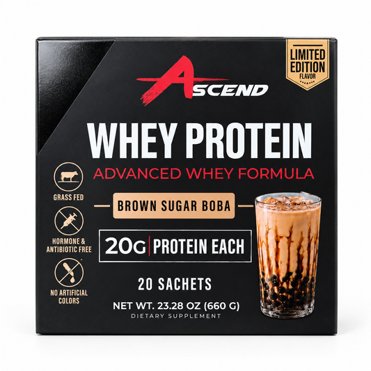 LIMITED EDITION Whey Protein Isolate (BROWN SUGAR BOBA)