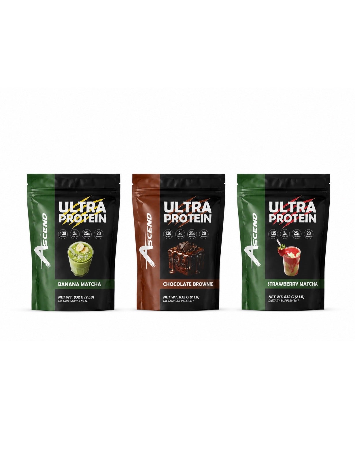 Protein Powder Variety Pack - All 3 Flavors