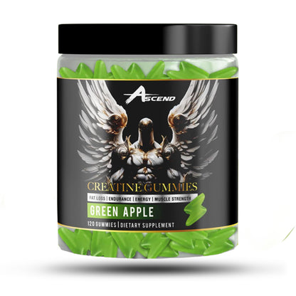Creatine Monohydrate Gummies (5000 MG) Green Apple
