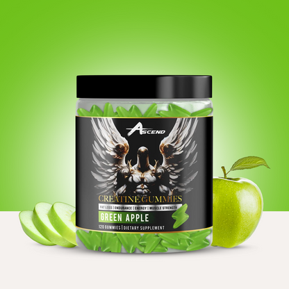 Creatine Monohydrate Gummies (5000 MG) Green Apple